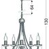 Závesná lampa MUZA 5xE14 luster Candellux