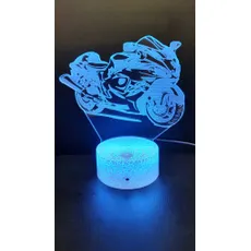 3Dmix 3DL-BSC023 – 3D LED nočná lampa - Motocykel