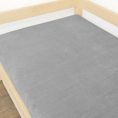 Benlemi Jednolôžkové prestieradlo z mikroplyšu SIVÉ Zvoľte rozmer: 80 x 180 cm