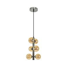 Brilagi - LED Luster na lanku MILLA 6xG9/3W/230V lesklý chróm/zlatá