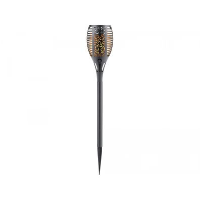 LED baterka s plameňom, 58 cm, solárne nabíjanie, 33 LED diód