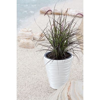 NABBI DBSA400 plastový kvetináč 38,8 cm antracit