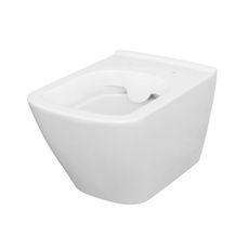 Cersanit S701-405 - Závesné WC CITY SQUARE s prkénkem, keramika/biela