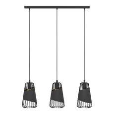 Eglo 49448 - Luster na lanku AUSTELL 3xE27/60W/230V