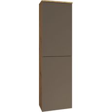 Stylife STREDNE VYSOKÁ SKRINKA, antracitová, farba duba, 30/132/32 cm