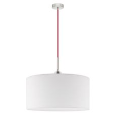 Eglo - LED  Luster na lanku TUNJA 1xE27/60W/230V biela