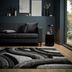 Flair Rugs koberce Kusový koberec Indulgence Velvet Carved Grey/Black - 160x230 cm