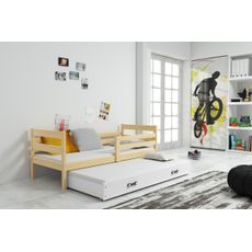 Posteľ s prístelkou ERIK 2 - 200x90cm Borovica - Biely
