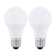 SADA 2xLED RGBW Stmievateľná žiarovka A60 E27/9W/230V 2700-6500K + DO - Eglo 11587
