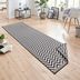 NORTHRUGS - Hanse Home koberce Kusový koberec Twin Supreme 103433 Palma black creme – na von aj na doma - 200x290 cm