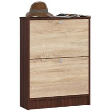 Ak furniture Botník ANTONIO II 60 cm dub sonoma/wenge