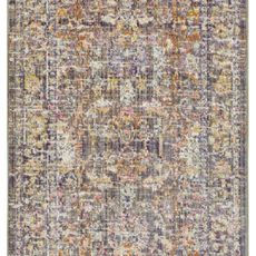 Nouristan - Hanse Home koberce Behúň Cairo 105589 Luxor Grey Multicolored – na von aj na doma - 80x200 cm