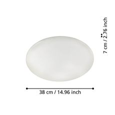 Eglo 31737 - LED Stmievateľné stropné svietidlo TOTARI-Z LED/19,2W/230V