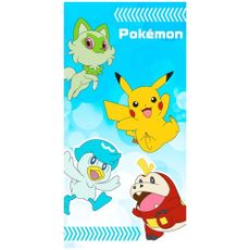 Bavlnená plážová osuška Pokémon - motív Chyť ich všetkých! - 100% bavlna - 70 x 140 cm