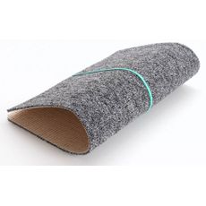 Condor Carpets , Koberec metráž Extreme 76, na mieru, šíře 4m, šedá, ab (mriežka), chodba / predsieň