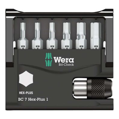 Wera 056168 Bit-Check 7 Hex-Plus 1 (sada 7 kusov)
