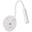 Brilagi - LED Flexibilná nástenná lampa s USB portom MAYA LED/3W/230V biela