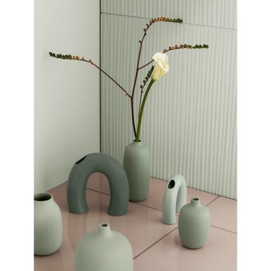 Zelená keramická váza (výška 12 cm) Kagetsu – Blomus