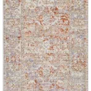 Nouristan - Hanse Home koberce Behúň Cairo 105587 Port Said Cream Red – na von aj na doma - 80x200 cm