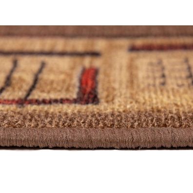Associated Weavers , Protišmykový behúň na mieru Jena 44, šíre 80 cm, hnedá, chodba / predsieň