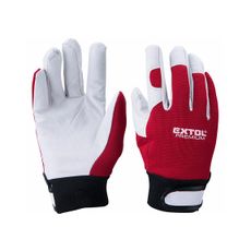 Extol Premium - Pracovné rukavice veľkosť 10" červená/biela