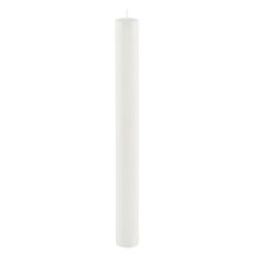 Biela dlhá sviečka Ego Dekor Cylinder Pure, doba horenia 42 h