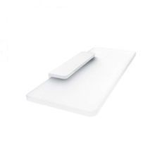 Nimco Maya - Polička, 30 cm, matné sklo/biela MAB 29091B-30-05