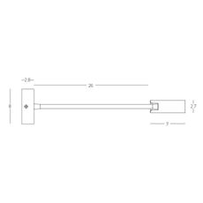 Zambelis 22049 - LED Flexibilná lampička LED/3W/230V CRI90 čierna