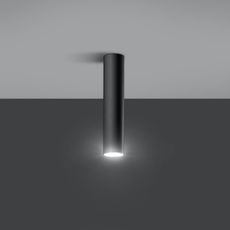 Sollux SL.0436 - Bodové svietidlo LAGOS 1xGU10/10W/230V čierna
