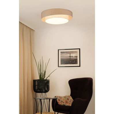 Brilagi - LED Stmievateľné svietidlo DOVER SHINE LED/24W/230V šedá/krémová + DO