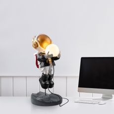 Detská lampička ASTRONAUT 1xE14/40W/230V medená
