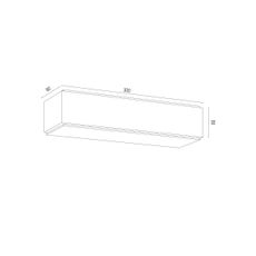 Argon 8366 - Nástenné svietidlo CARLSON 1xE27/15W/230V 30 cm čierna