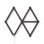 Nanoleaf NL59-0001BM-9PK - Sada krytov na lištu LINES 9 ks čierna matná