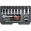 Gola sada 1/4", 23 dielov - YT-14451