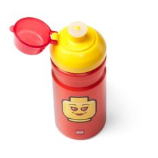 Set žlto-červeného desiatového boxu a fľaše na pitie LEGO® Iconic