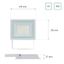 LED Vonkajší reflektor NOCTIS LUX 3 LED/100W/230V 4000K IP65 biela