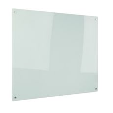 Sklenená magnetická tabuľa na stenu, biela, 500 x 350 mm
