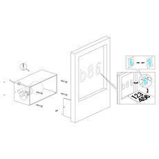 Eglo 98143 - Domové číslo MONTEROS 1xE27/28W/230V IP44 biela