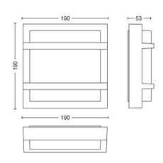 Philips 17394/93/P0 - LED Vonkajšie nástenné svietidlo PETRONIA LED/12W IP44