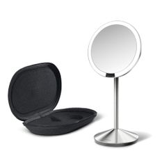 Kozmetické zrkadlo s osvetlením/zväčšovacie (10x) ø 12 cm Travel – simplehuman