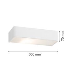 Argon 3072 - Nástenné svietidlo RODAN 1xE27/15W/230V