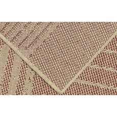 Oriental Weavers , Kusový koberec Sisalo / DAWN 706 / 044P – na von aj na doma, 133x190, červená, chodba / predsieň