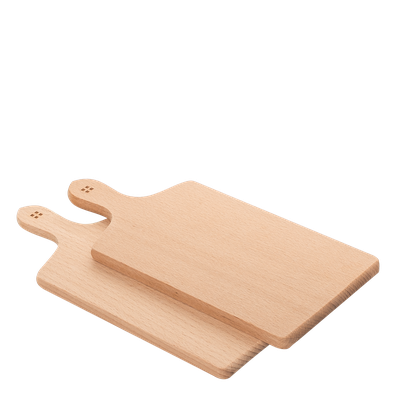 Drevená doska na krájanie s rúčkou 28 x 12 cm set 2 ks - Basic - 593001