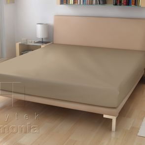 Napínacie prestieradlo jersey hnedé - 70x140cm