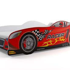 Posteľ Auto 160x80 Pretekár | červený