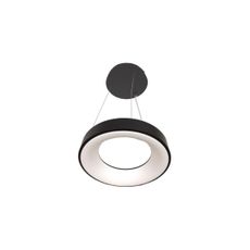 LED závesné svietidlo na lanku DRAX LED/32W/230V 4000K pr. 38 cm čierna