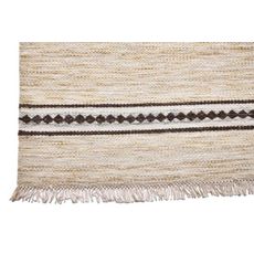 Diamond Carpets India , Ručne viazaný kusový koberec Biscuit DESP HL63 Ivory White, 140x200, béžová, chodba / predsieň