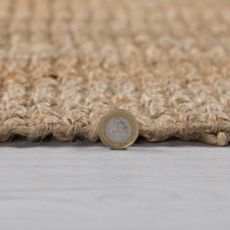 Flair Rugs , Behúň Sarita Jute Boucle Natural, 60x300, béžová, chodba / predsieň