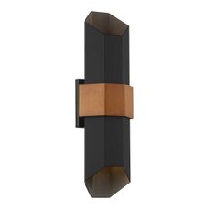 Quoizel QZ-CHASM-L-BKW - LED Vonkajšie svietidlo CHASM 2xLED/9,5W/230V IP44