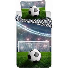 Bavlnené posteľné obliečky Futbalová lopta - 100% bavlna - 70 x 90 cm + 140 x 200 cm